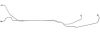 Stainless Transmission Cooler Lines 1966-70 B-Body Big Block
